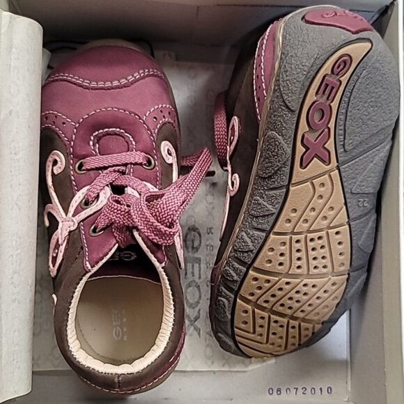 Geox Baby Lolly First Walking Shoes Girls - Picture 3 of 5